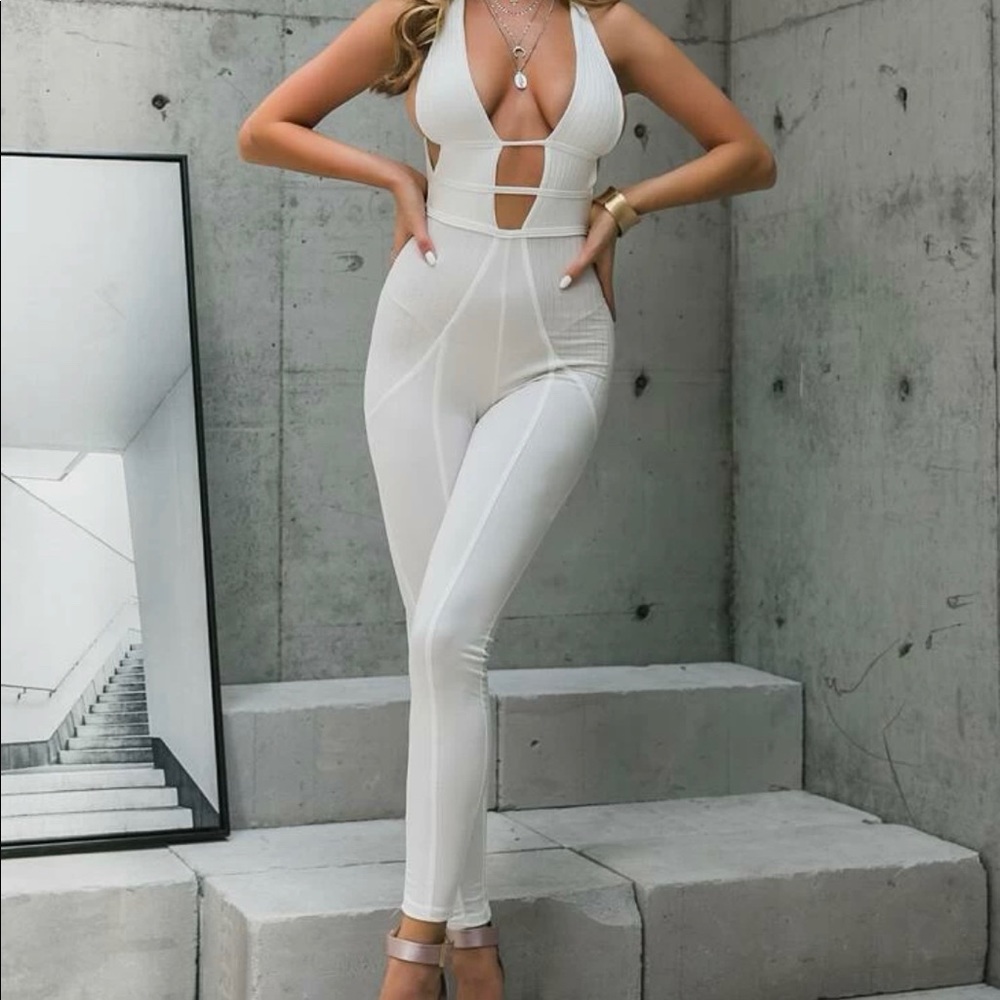 White jumpsuit